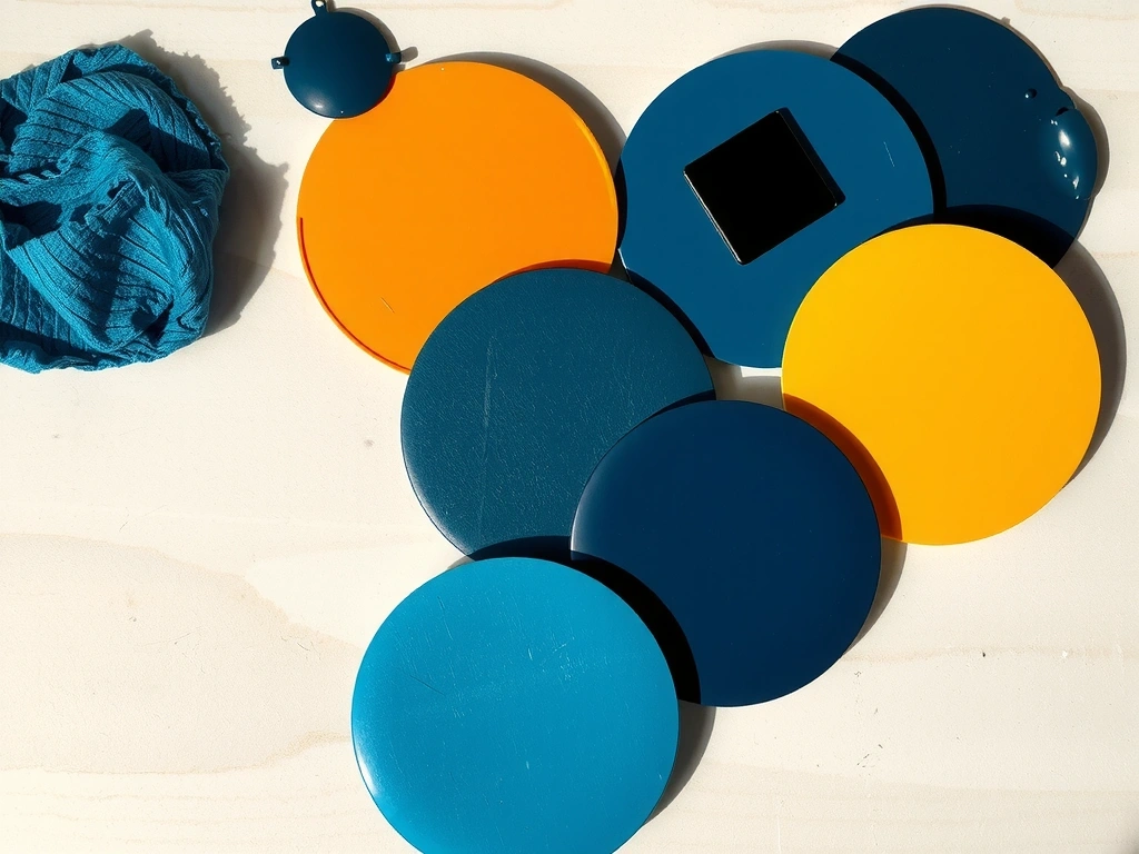 Échantillons de peinture physique