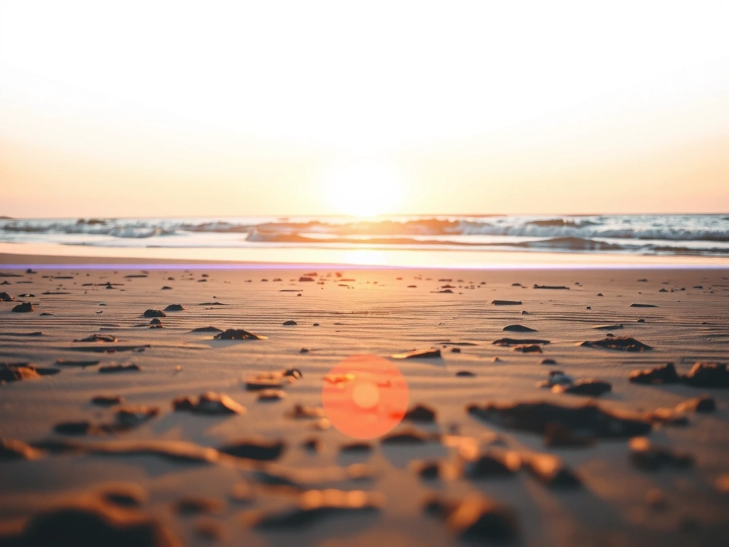 Conceptual visualization of data privacy as a serene coastal flow